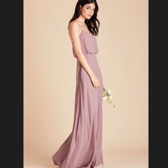 Birdy Grey Gwennie Bridesmaid Dress - Dark Mauve - Picture 7 of 7